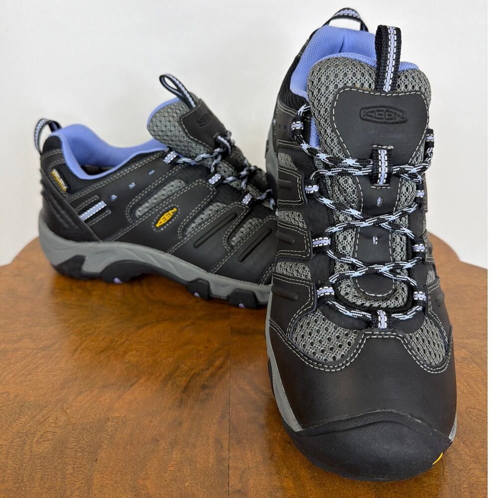 NIB KEEN Gray Blue KEEN.DRY Waterproof Toggle Sneaker Shoes Box Size 10
